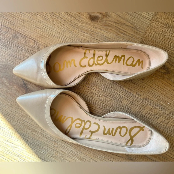 Sam Edelman Shoes - Sam Edelman point toe nude flats, women size 8.5, work, office, casual